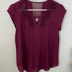 Maroon Daniel Rainn Blouse